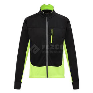 เสื้อปั่นจักรยานสำหรับผู้ชายผ้าเจอร์ซี่ไร้รอยต่อปรับแต่งได้มีซิปพิมพ์ชื่อทีม - Product Image 1