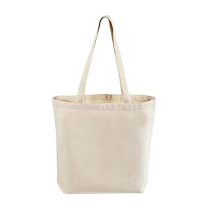 Venta al por mayor de bolsas grandes de algodón orgánico con logotipo personalizado bolsa de lona en blanco - Product Image 1