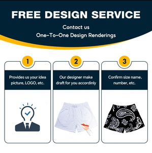 Shorts de sport décontractés pour hommes High Street 100% polyester séchage rapide toile respirante unie taille haute ample entraînement plage DDP - Product Image 4