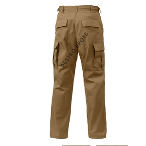 Pantalones Cargo de hombre de 6 bolsillos múltiples superventas cintura alta PANA ligera alta calidad precio directo de fábrica - Product Image 5