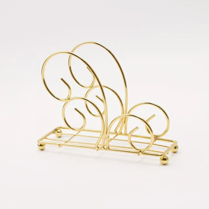 Servilletero de Metal Floral de lujo de alta calidad para Decoración de mesa de hogar, hotel y restaurante a precio barato - Product Image 5