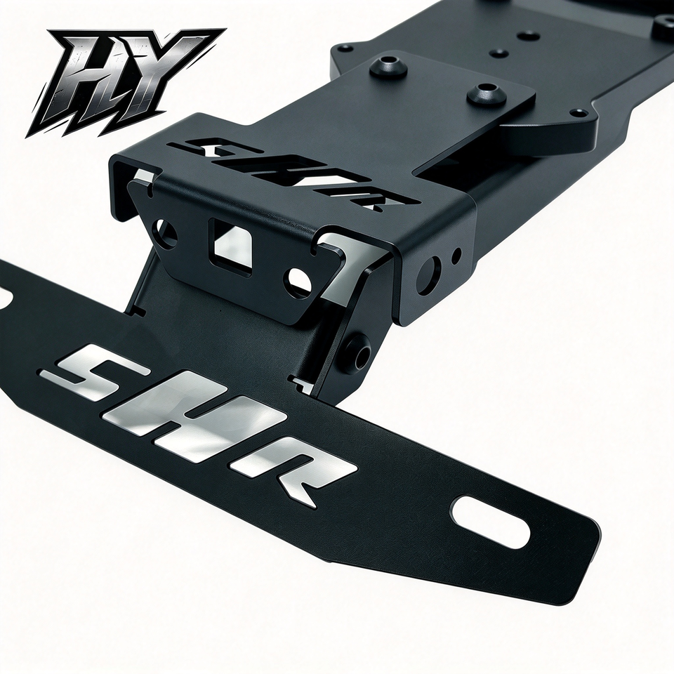Quick Release License Plate Bracket Aluminum Alloy Short Tail Holder ...