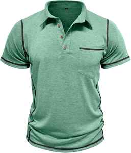 Camisetas Polo Lisas para Hombre, Transpirables, Ropa Deportiva de Moda, Algodón, Tallas Grandes, Mejor Color, Nuevo Diseño, Camiseta Polo Unisex para Hombre - Product Image 1