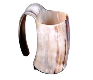 Best Quality Buffalo <b>Horn</b> Mugs Natural Crafts From India-<b>Viking</b> <b>Horn</b> Mug - Product Image 2