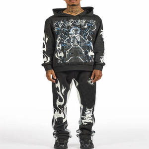 Ensemble de survêtement de jogging pour homme, vêtements de sport d'entraînement athlétique, tenue décontractée confortable pour la salle de sport, la course à pied et le fitness - Product Image 3