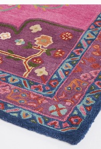 Elegante diseño de tigre de Bengala, lana de Nueva Zelanda con mechones a mano, antideslizante, ecológico, para mascotas, juego de alfombras con respaldo de yute suave - Product Image 3