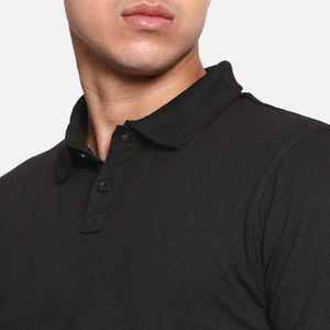 Nueva Camiseta Polo Casual Transpirable de Alta Calidad 100% Algodón, Diseño de Patrón Sólido del Fabricante al por Mayor 2026 - Product Image 6