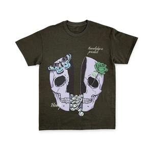 T-shirts pour hommes avec impression graphique personnalisée Service OEM Couleur personnalisée Fabrication de marque propre T-shirts de coupe régulière pour hommes - Product Image 3