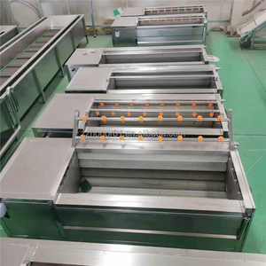 Machine de nettoyage à bulles de 3 mètres Machine de lavage de fruits à brosse et pulvérisation pour plantes de transformation de légumes - Product Image 3