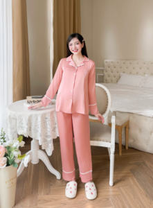 Conjuntos de Ropa de Maternidad de Seda Francesa B381, Suaves, Transpirables, Absorbentes de Sudor, Tejido Largo, Opción Económica para - Product Image 2