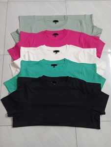 <b>Women's</b> Eco-Friendly 100% Cotton Breathable Anti-Pilling Anti-Shrink Bangladesh Factory Price High Quality Regular Fit T-shirt - Product Image 6