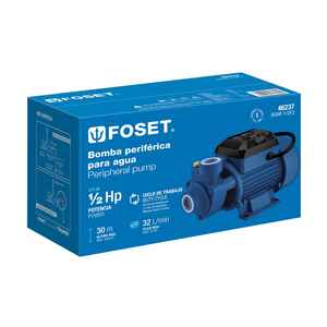 Pompa Periferica Foset 1/2 HP, Kit di Irrigazione con Altezza Massima 30 M, Struttura in Metallo - Product Image 1