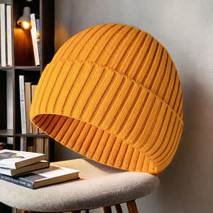 Gorro acrílico de lana 100% de alta calidad Unisex, logotipo personalizado, estampado de hojaldre, bordado 3D, resistente al agua, con puños de goma, deportes de invierno - Product Image 1