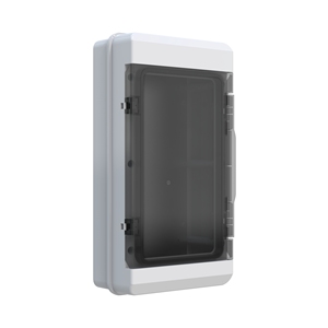 Boîte de jonction étanche IP65, blanche, moulée par injection, murale, pour distribution, 235x435x115 mm, en plastique ABS, boîtier PC - Product Image 2