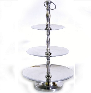 Marble Cake Stand Mat Custom Size Natural Store Gray Color Round Wedding Party Cake Display Decorate Item Resin Epoxy <b>Mold</b> - Product Image 5