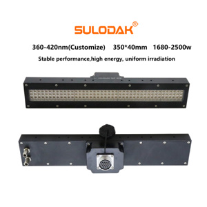 Lumière LED UV 350*40 mm pour l'encre UV G5 G6, pré-curing, impression numérique UV, peinture verte UV, machine à étiquettes LED UV, sérigraphie - Product Image 4