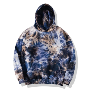 เสื้อฮู้ดดี้โอเวอร์ไซส์สไตล์วินเทจสำหรับผู้ชาย ผ้าฝ้าย 100% หนานุ่ม ล้างสีแบบแอซิดวอช พร้อมลายปัก สำหรับฤดูหนาว - Product Image 4