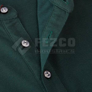 Alta calidad 100% algodón hombres para Polo Etiqueta Privada cómodo de punto de gran tamaño con patrón sólido - Product Image 2