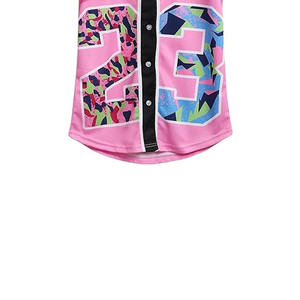 Camisetas de béisbol de poliéster transpirable personalizadas para hombre, impresos uniformes deportivos, estilo ODM, venta al por mayor, pedido a granel disponible - Product Image 6