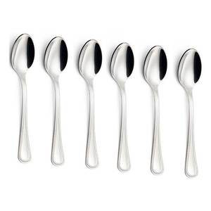 Juego de 6 Cucharas de Café de Acero Inoxidable con Acabado Cromado Pulido IMPERO, 14.2cm CVLX90C6 - Product Image 1