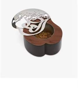 กระถางธูปบาคูร์อาหรับในราคาที่สมเหตุสมผลจากอินเดียทำจากโลหะและไม้คุณภาพดีเยี่ยม - Product Image 3