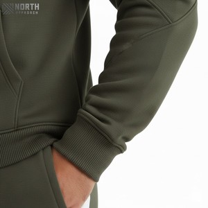 Sudadera con Capucha de Forro Polar para Hombre, Informal, de Invierno, de Gran Tamaño, Transpirable, de Secado Rápido, de Poliéster/Algodón, Nueva Colección 2025 - Product Image 4