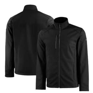 Veste Softshell pour homme en gros-Personnalisable Extérieur Coupe-vent Imperméable Fermeture à glissière Col roulé 100% Polyester - Product Image 2