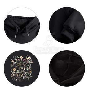 Sudadera con capucha adecuada para bordado personalizado o estampado de logotipo, Sudadera con capucha transpirable de lana acogedora, ideal para uso al aire libre - Product Image 6