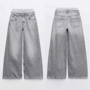 Pantalones Vaqueros Negros de Algodón 100%, Estilo Urbano, Bordado Personalizado, Estilo Urbano, Pantalones Vaqueros Casuales de Pierna Recta Ajustados y Elásticos para Hombre - Product Image 2