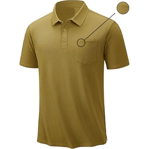 Sport pour hommes de haute qualité pour polo personnalisé 100% coton à séchage rapide à manches courtes Anti-rides imprimé tricoté coupe Unique - Product Image 2