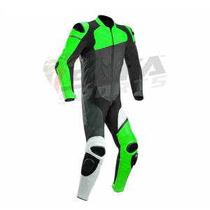 Combinaison de moto de course personnalisée pour hommes professionnels Nouveau style en cuir respirant de haute qualité avec caractéristiques réglables Vêtements de sport - Product Image 1