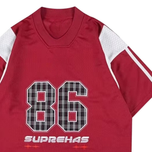 Maillot de football américain personnalisé de haute qualité pour hommes, manches courtes, respirant, léger, durable, pour équipe sportive - Product Image 4