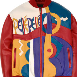 Chaquetas Varsity de Piel de Oveja Antibacterianas de Alta Calidad para Hombre y Mujer, Nuevo Estilo con Cuello Alto, Todas las Tallas y Colores, Lana de Baja Densidad - Product Image 6