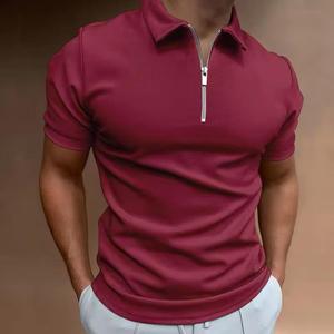 Customized Leisure Business Polo Shirt Logo Summer Short Sleeve T-Shirt Personalized Design <b>Golf</b> Occasions Fabric - Product Image 2