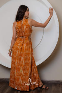 Nueva moda mujer Halter Maxi vestido Sexy Deep V Hollow & Backless sin mangas estampado verano vestido para vacaciones estilo dulce - Product Image 6