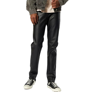 Pantalones de cuero genuino para hombre, gran oferta, pantalones de cuero para adultos, pantalones de cuero suave de alta calidad hechos en fábrica - Product Image 2