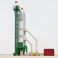 Tour de séchage automatique à circulation continue PLC avec pompe à chaleur pour céréales 150T/J pour maïs, blé, riz, soja, colza – Sécheur continu écoénergétique