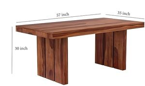 โต๊ะรับประทานอาหารไม้แบบเรียบง่ายหรูหราทันสมัยสำหรับบ้านโรงแรมและร้านอาหารเฟอร์นิเจอร์หรูหราสำหรับห้องรับประทานอาหาร - Product Image 4