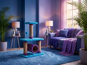 อมิสตาร์ รอยัล ลอฟท์ – คอนโดแมวหลายชั้นสุดหรู ทันสมัย พร้อมเสาข่วนทำจากปอกระเจาคุณภาพพรีเมียม บ้านหลอดนุ่มสบาย และแท่นวาง - Product Image 6