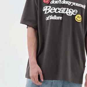 Camiseta de Hombre con Estampado Puff, Diseño y Logotipo Personalizados, de Primera Calidad, Venta al Por Mayor - Product Image 4