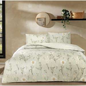 Ensemble de housse de couette Laurel Green Taç Double Ranforce - Product Image 1
