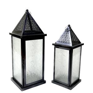Handmade Black Moroccan Iron Floral Cutout <b>Candle</b> <b>Holder</b> <b>Lantern</b> Popular Home Outdoor Christmas Decor Durable Metal <b>Candle</b> Jars - Product Image 4