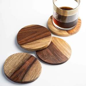 High Quality Eco-Friendly Handmade Reusable Wood Coaster Customizable Size & Design Price for Home & Commercial Use - Product Image 3