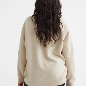 เสื้อสเวตเตอร์โอเวอร์ไซส์สำหรับผู้หญิงเสื้อสเวตเชิ้ตใส่สบายออกแบบโลโก้ได้ตามต้องการ - Product Image 5