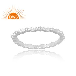 Último diseño 925 anillo de banda de plata esterlina para mujer joyería personalizada para mujer regalo para ella - Product Image 1