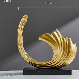 Sculpture Style Articles de décoration de table Cadeaux d'entreprise Artisanat Ornements de salon Décorations de table - Product Image 5