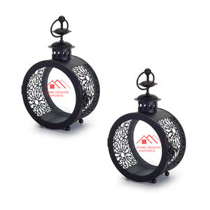 TrendigDesign Linterna colgante Colgante de pared Linterna de metal Linterna de hierro Decoración de boda y pasillo Sala de estar - Product Image 6