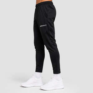 Pantalon ProFlex Slim Fit Noir Taille XL Logo Personnalisé Coupe Droite Style Formel Tendance Fermetures Éclair Plis Colorés - Product Image 1