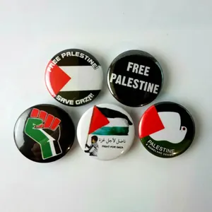 Gratis Palestijnse Badges Pinnen Pack 5 Anarchistische Soldariteit Protest Pins Activist Bevrijding Gaza