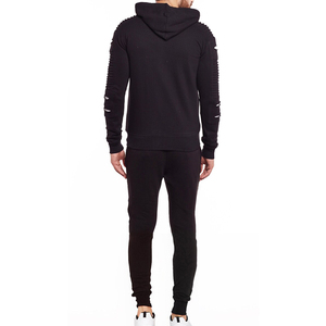 Meilleur survêtement durable de fabrication en détresse respirant durable anti-rides prix bon marché survêtement en détresse pour hommes - Product Image 3